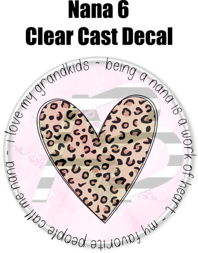 Nana 6 - Clear Cast Decal