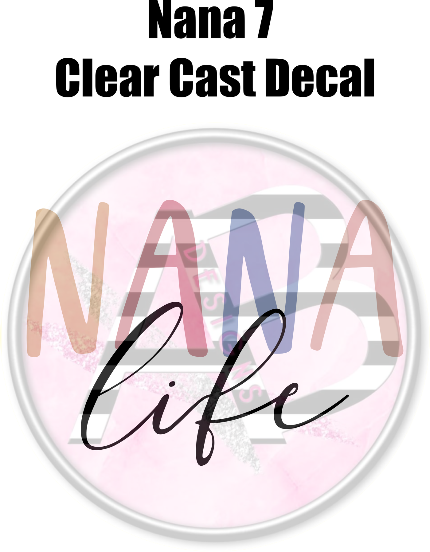 Nana 7 - Clear Cast Decal