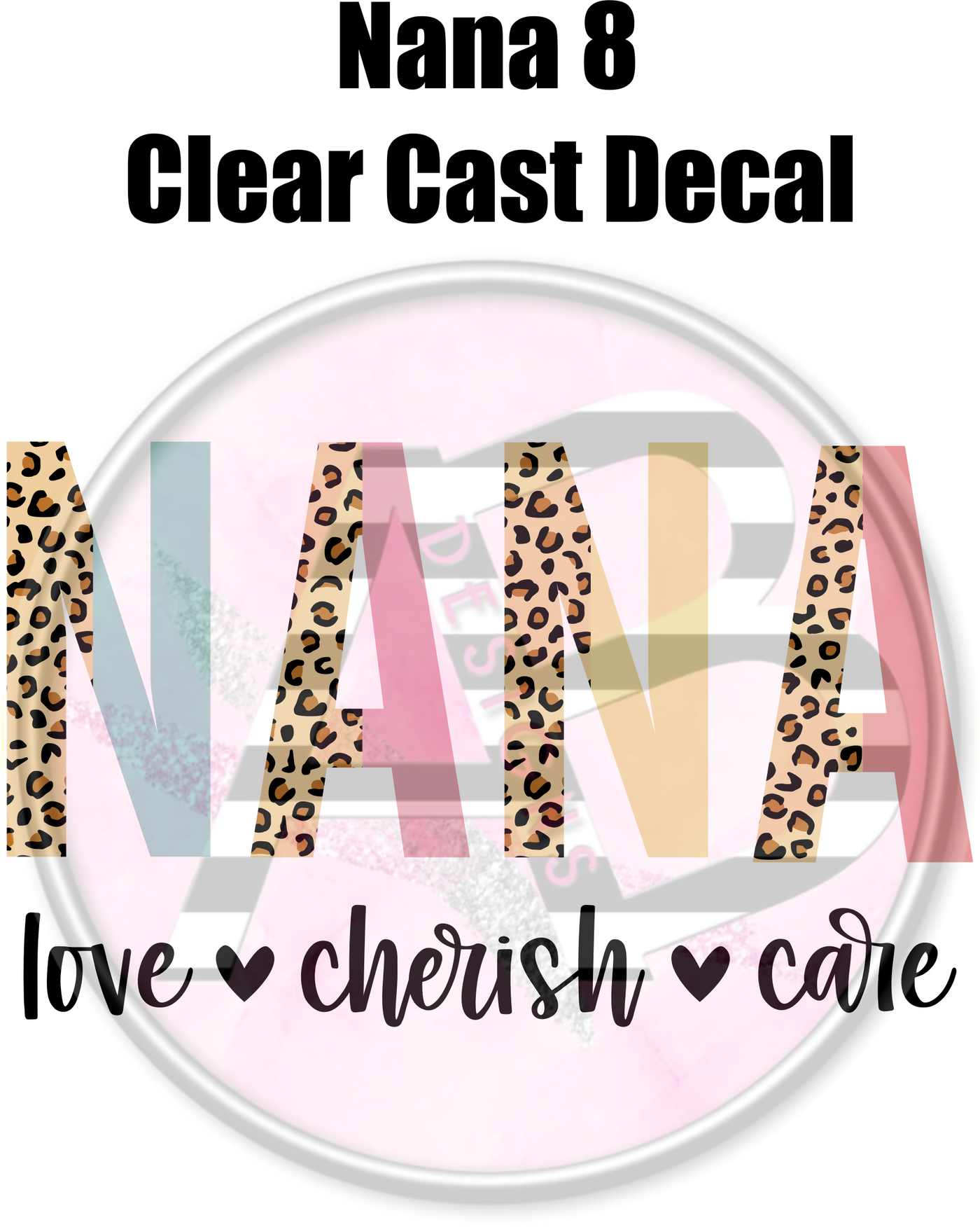Nana 8 - Clear Cast Decal