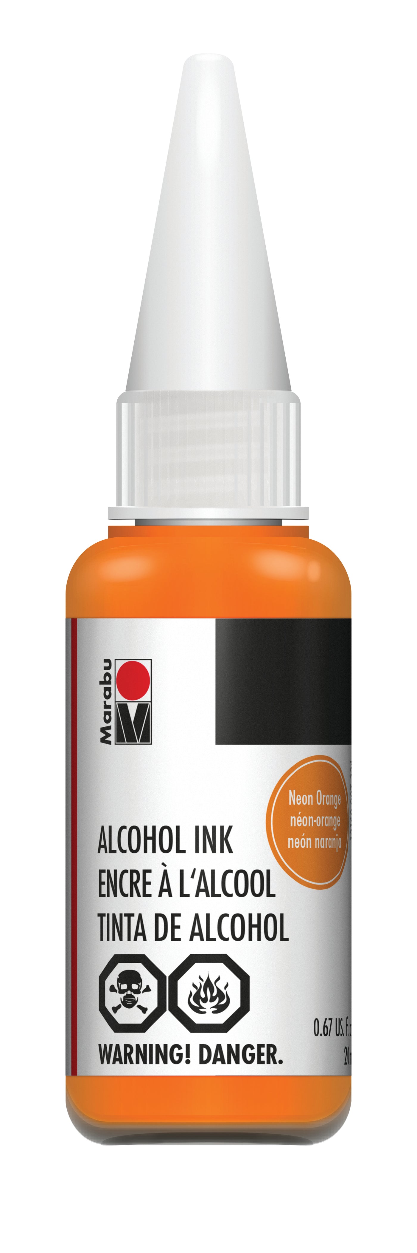 Neon Orange Marabu Alcohol Ink 324