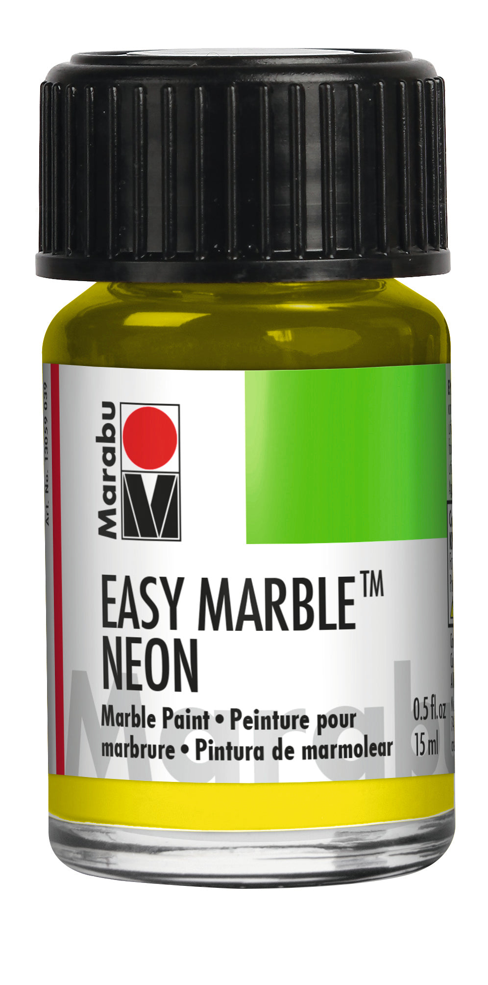 Neon Yellow Marabu Easy Marble 321
