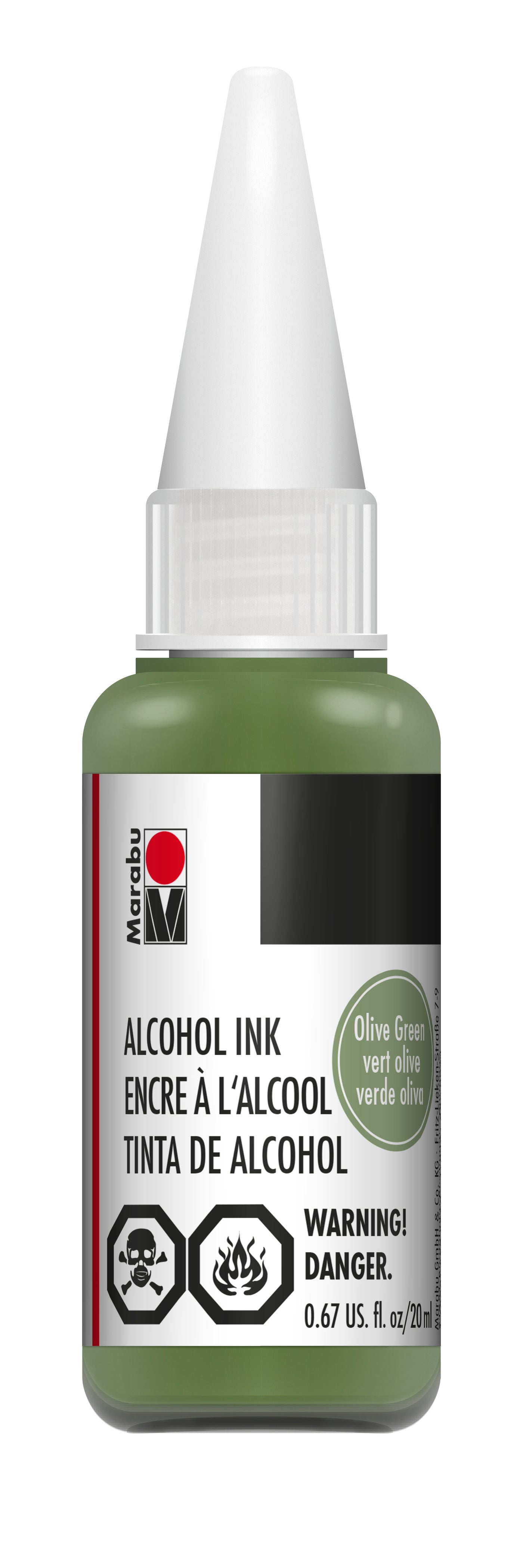 Olive Green Marabu Alcohol Ink 065