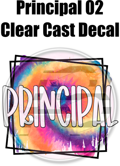 Principal 02 - Clear Cast Decal - 33