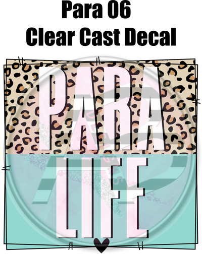 Para 06 - Clear Cast Decal