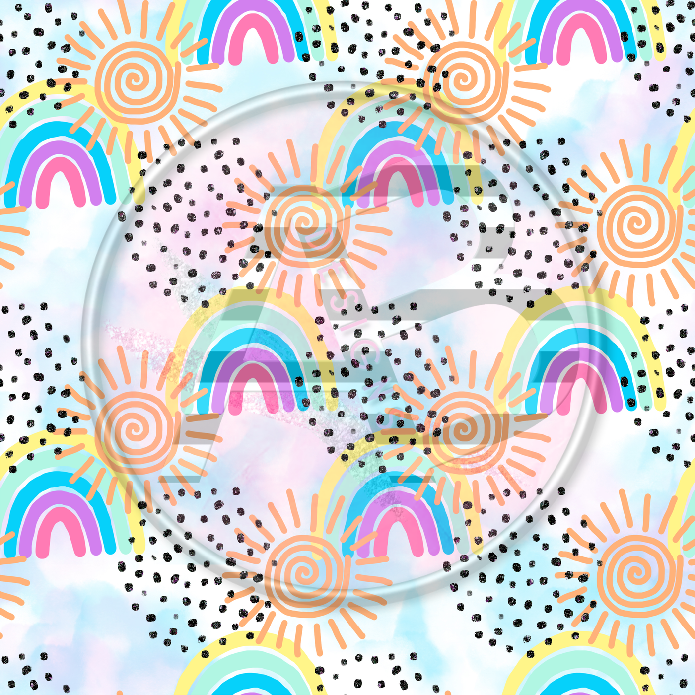 Adhesive Patterned Vinyl - 90s Pastel Nostalgia 12