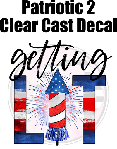 Patriotic 02 - Clear Cast Decal