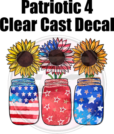 Patriotic 04 - Clear Cast Decal