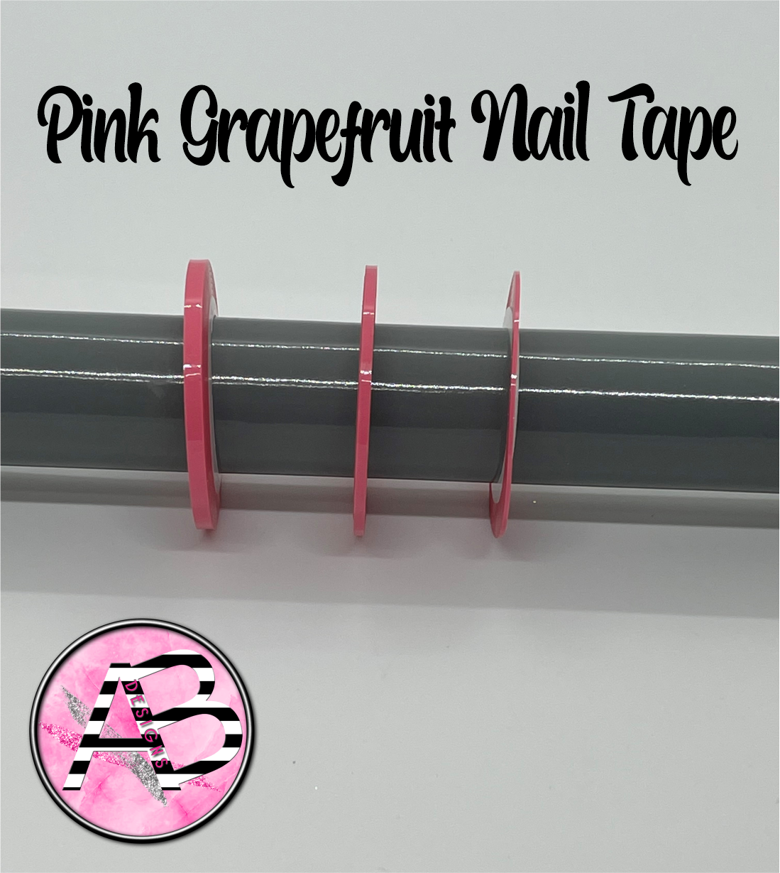 Pink Grapefruit Nail Tape - Striping Tape