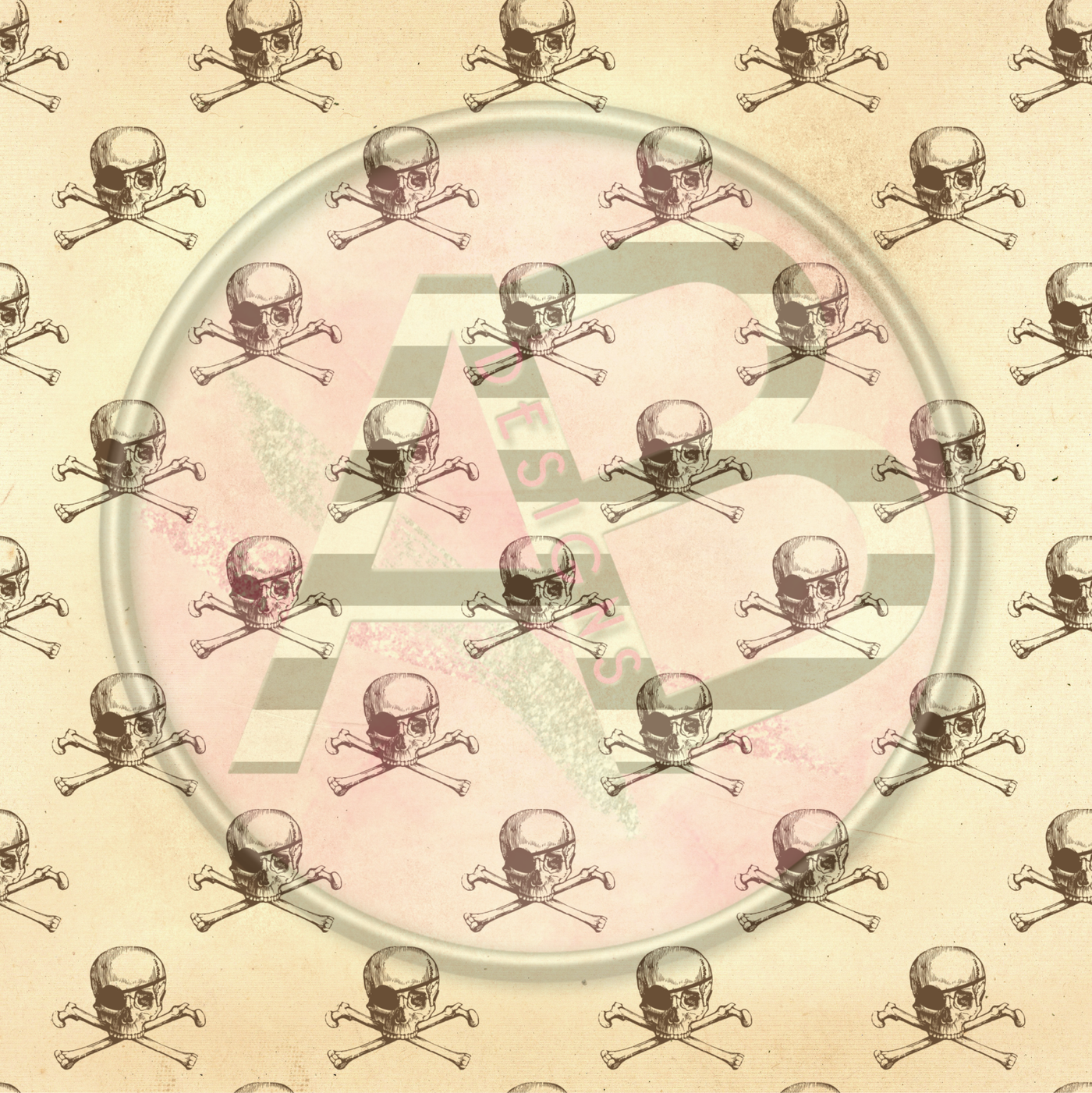 Adhesive Patterned Vinyl - Pirates 18