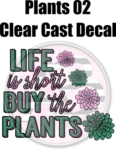 Plants 02 - Clear Cast Decal - 67