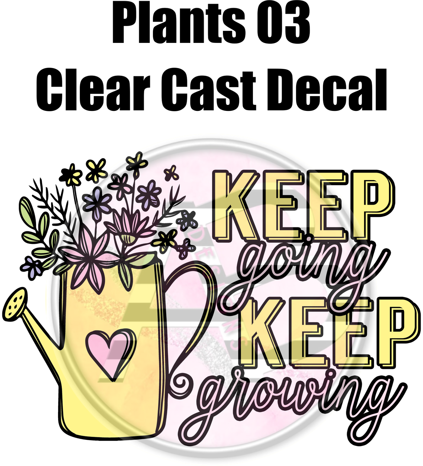 Plants 03 - Clear Cast Decal - 68