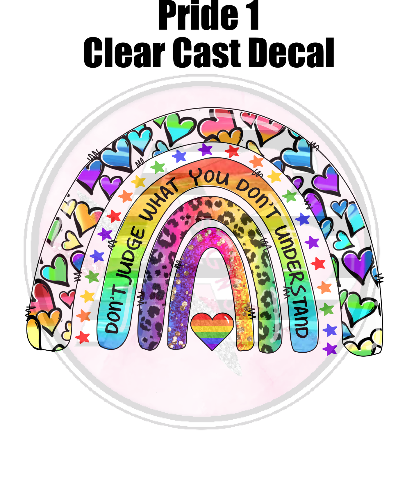Pride 01 - Clear Cast Decal