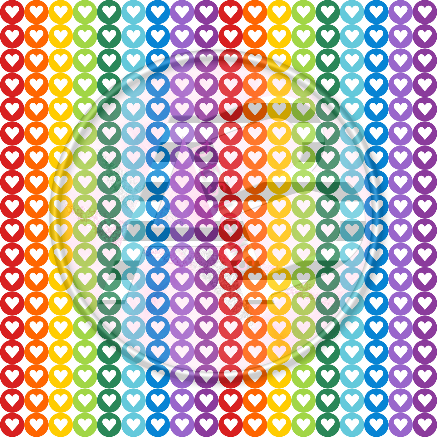 Adhesive Patterned Vinyl - Pride 37