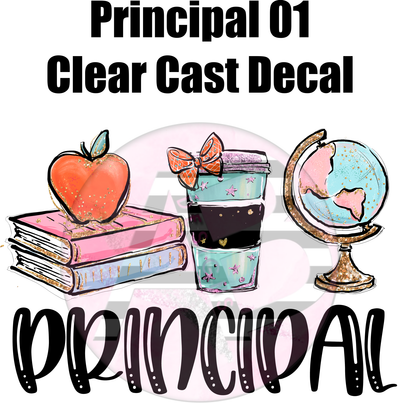 Principal 01 - Clear Cast Decal