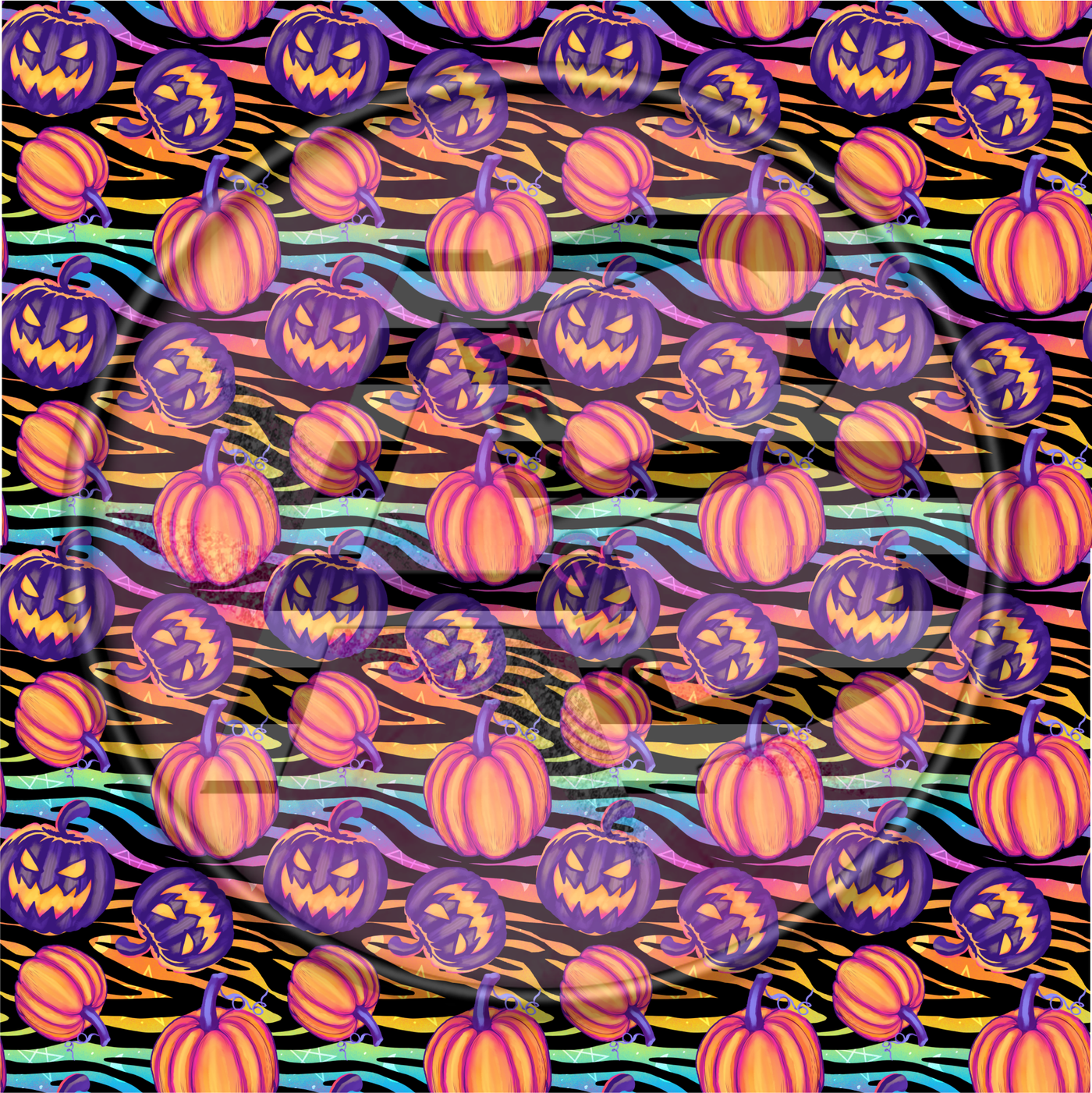 Adhesive Patterned Vinyl - Pumpkin Patch 01 SMALLER