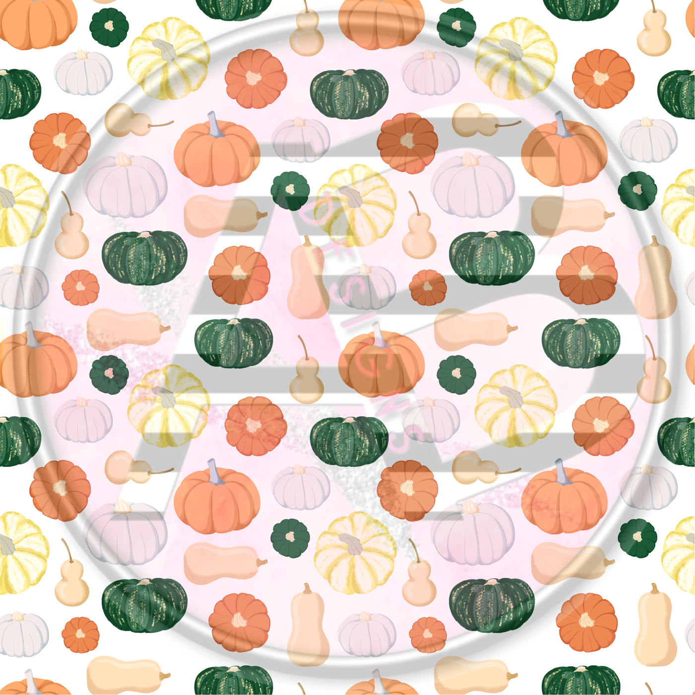 Adhesive Patterned Vinyl - Pumpkin Spice 43