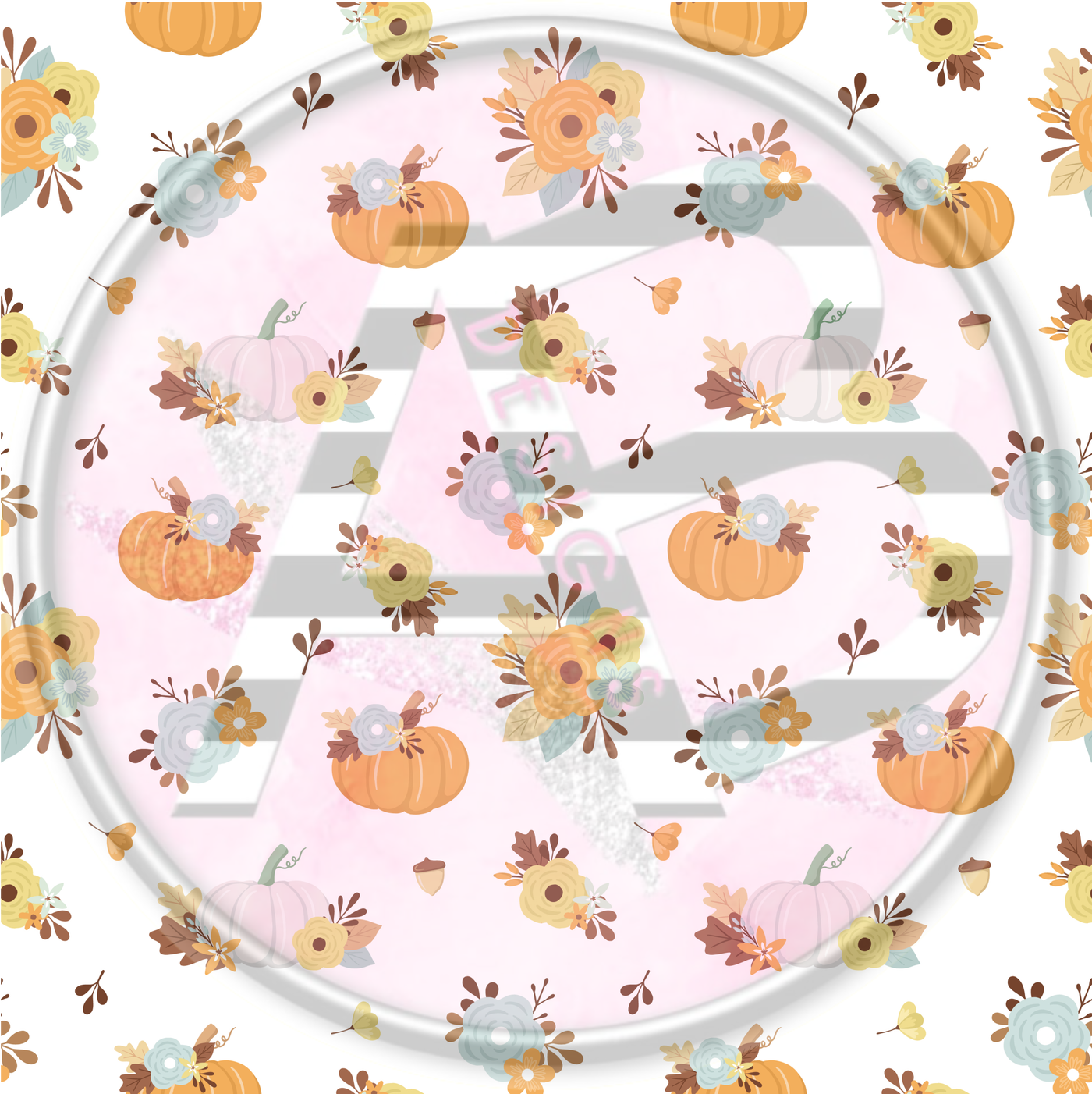 Adhesive Patterned Vinyl - Pumpkin Spice 65