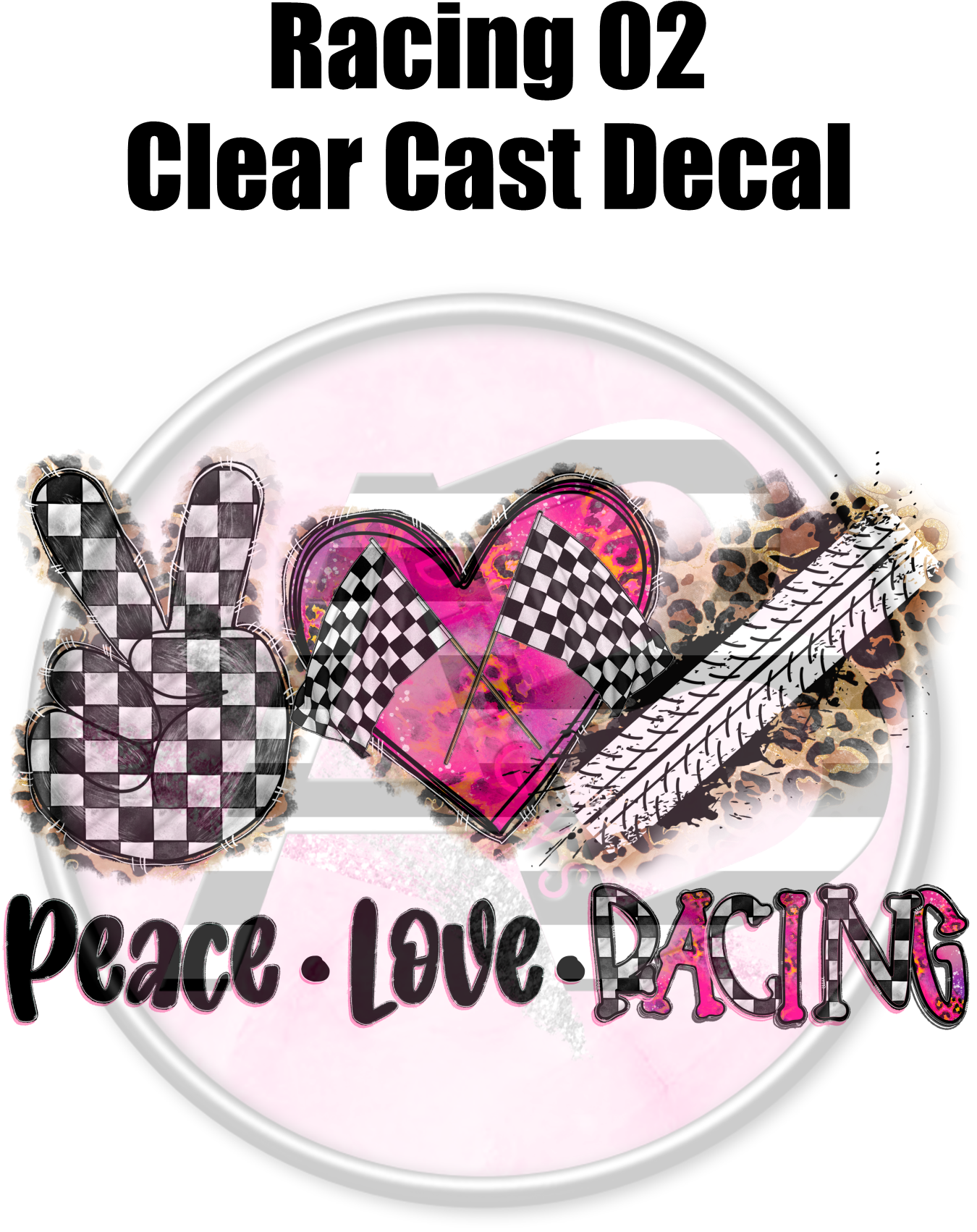 Racing 02 - Clear Cast Decal