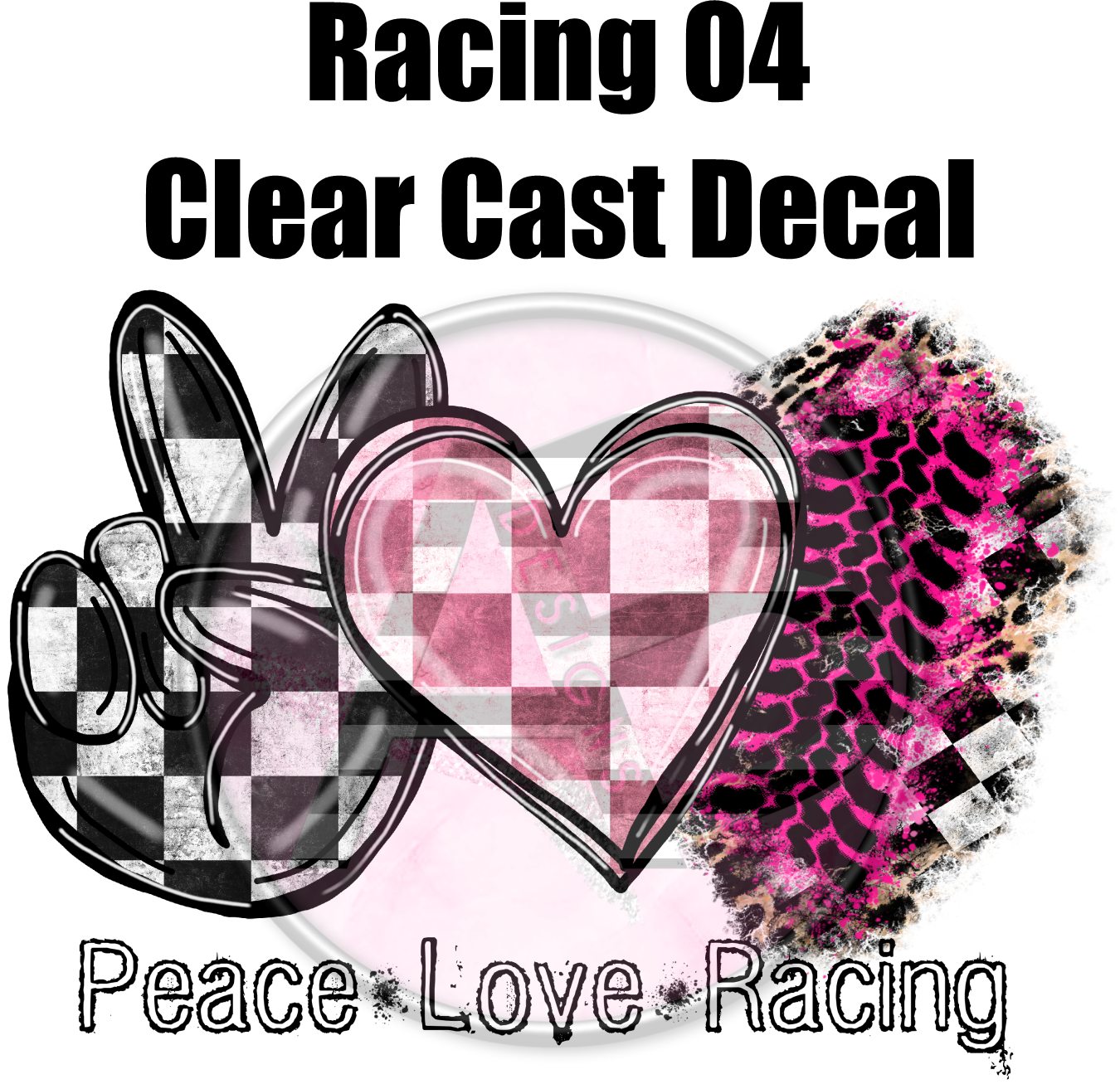 Racing 04 - Clear Cast Decal