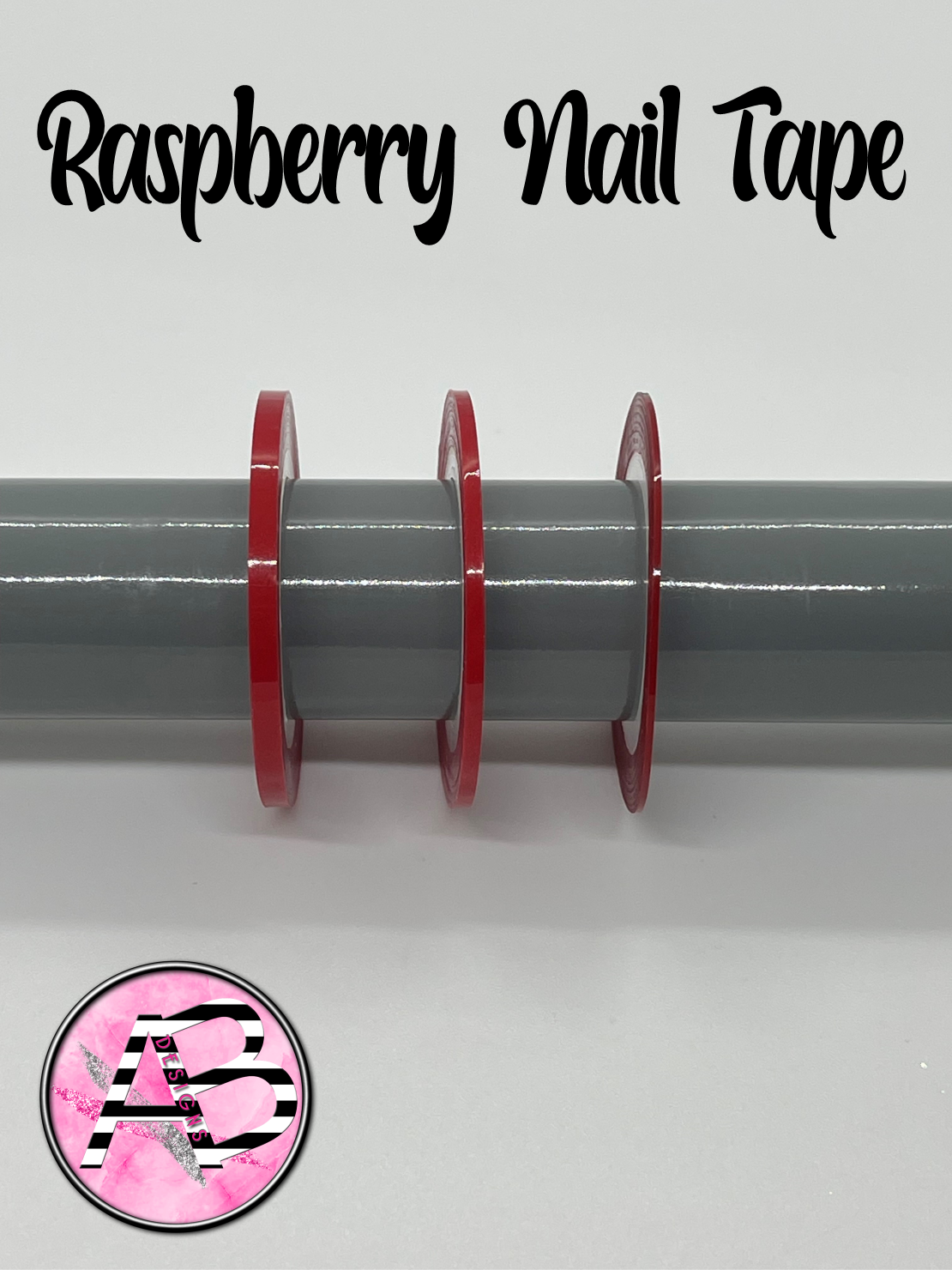 Raspberry Nail Tape - Striping Tape – AB Designs, Co.