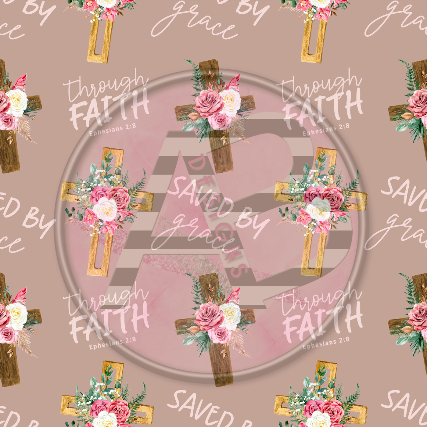 Adhesive Patterned Vinyl - Religious 6