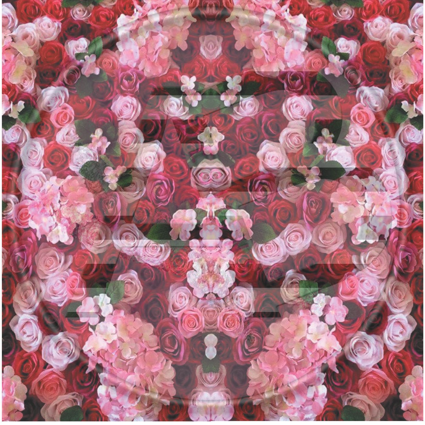 Adhesive Patterned Vinyl - Roses 05