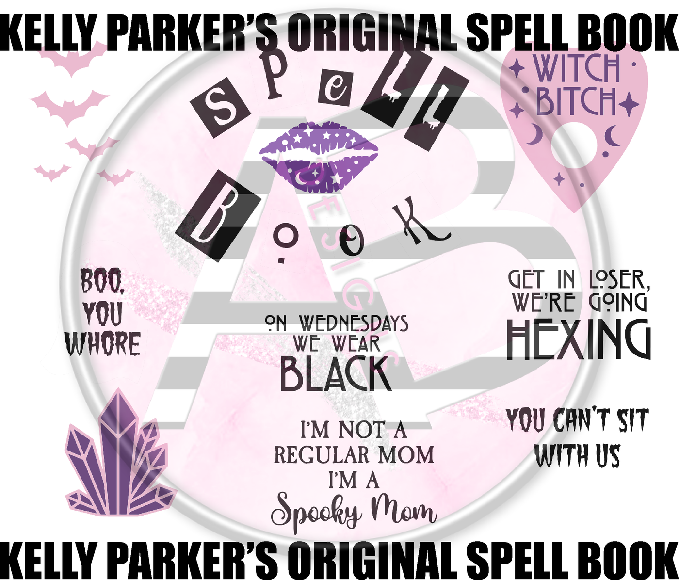 Kelly Parker ORIGINAL Spell Book - Clear Cast Sheet