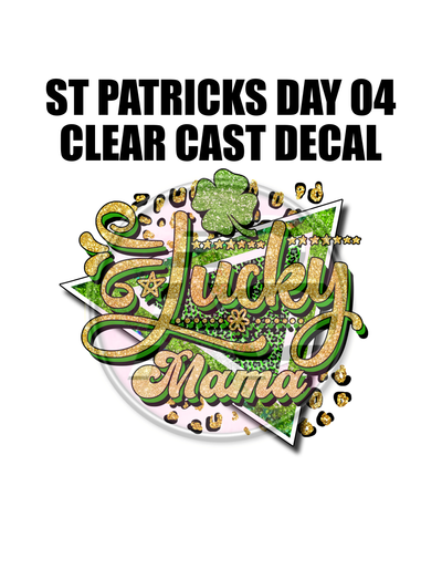 St. Patrick's Day 04 - Clear Cast Decal