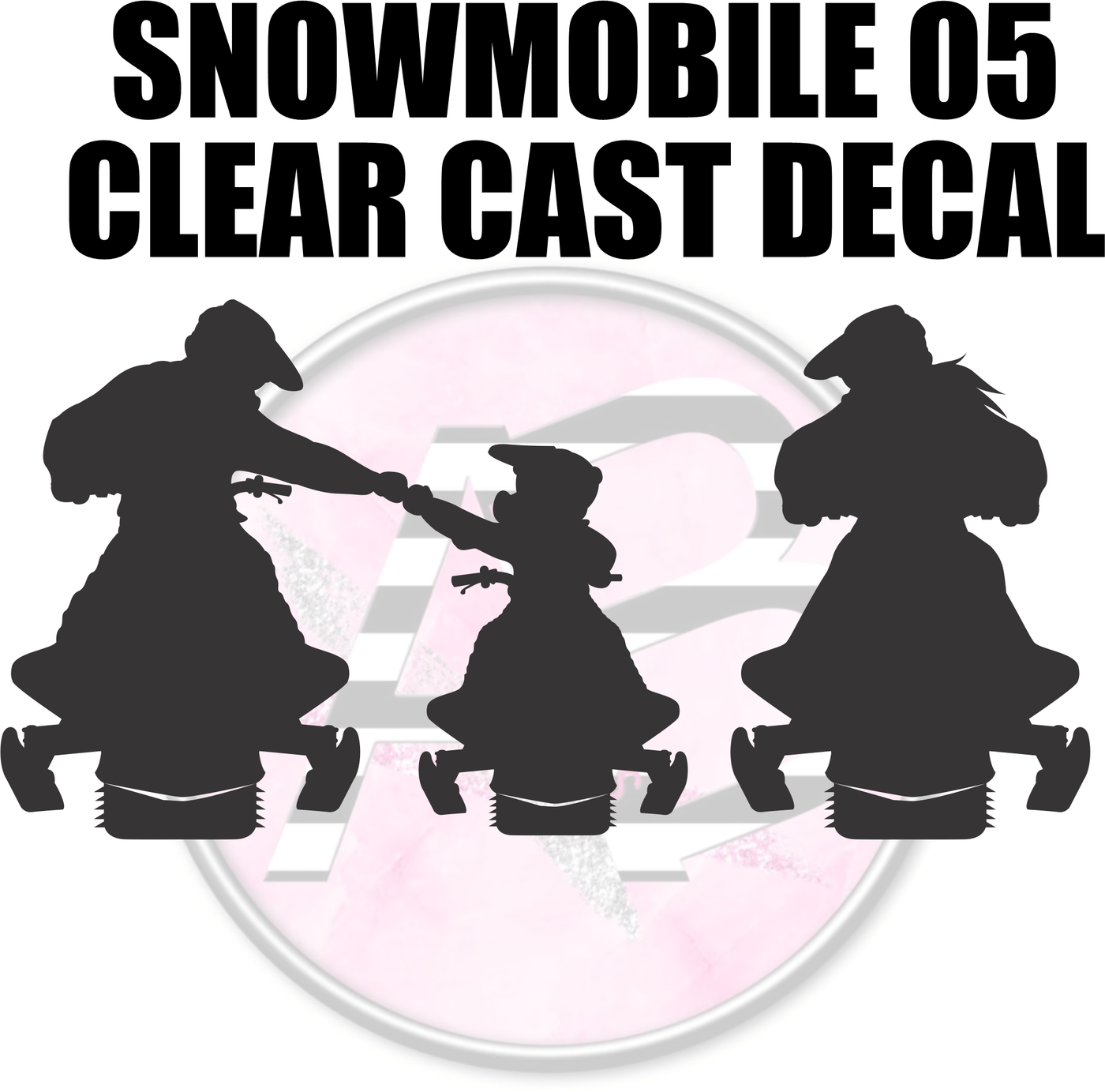 Snowmobile 05 - Clear Cast Decal