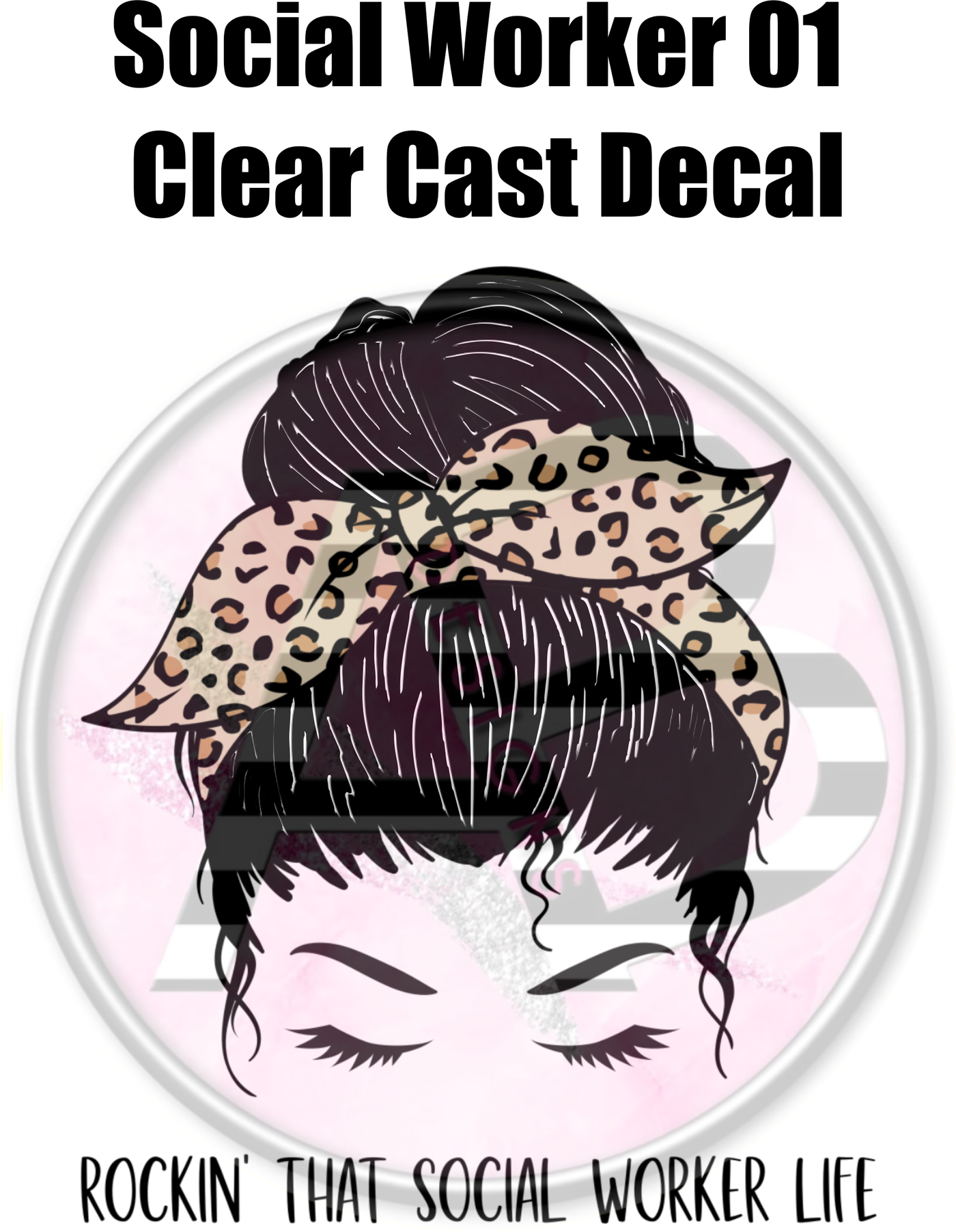 Social Worker 01 - Clear Cast Decal