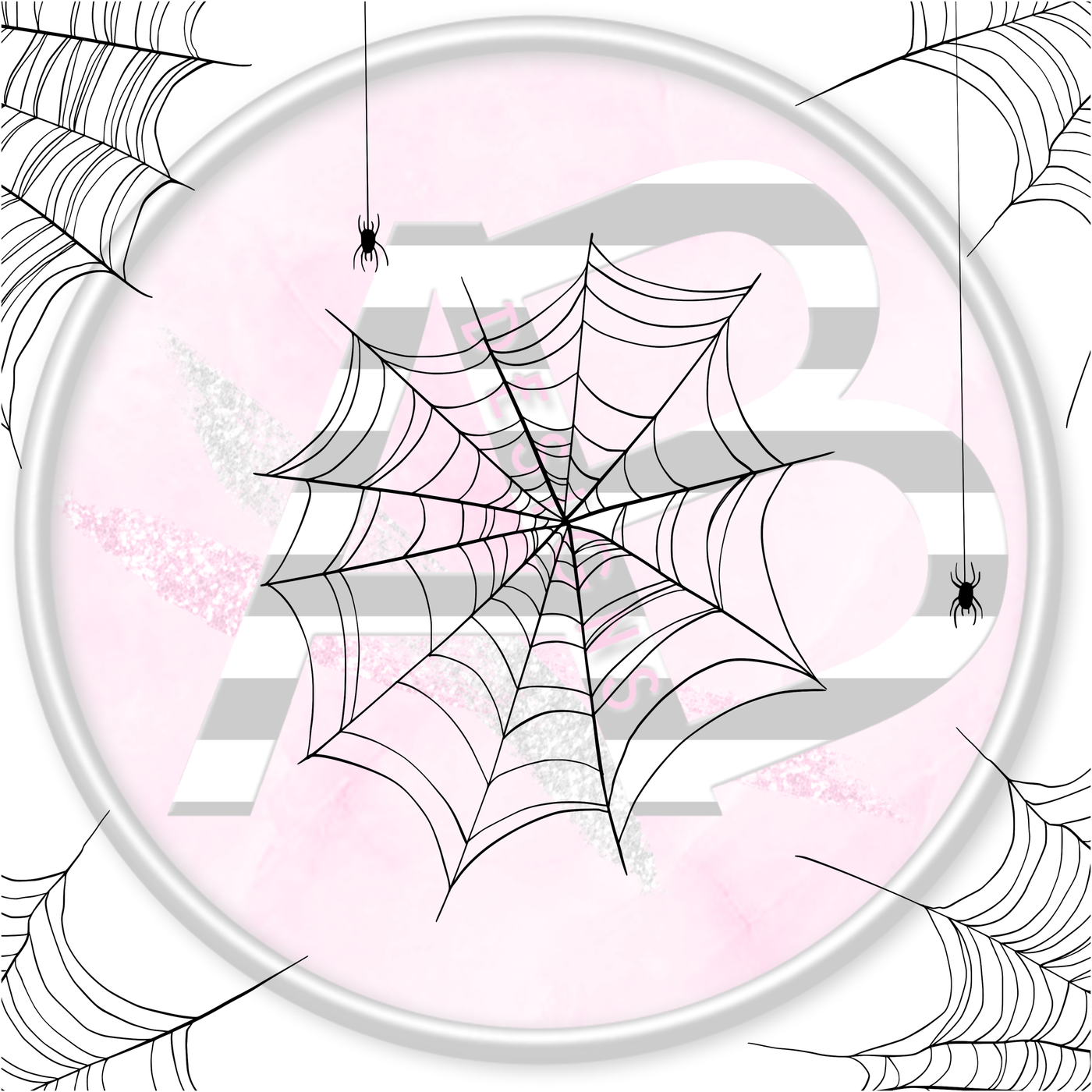 Adhesive Patterned Vinyl -Spider Web 05