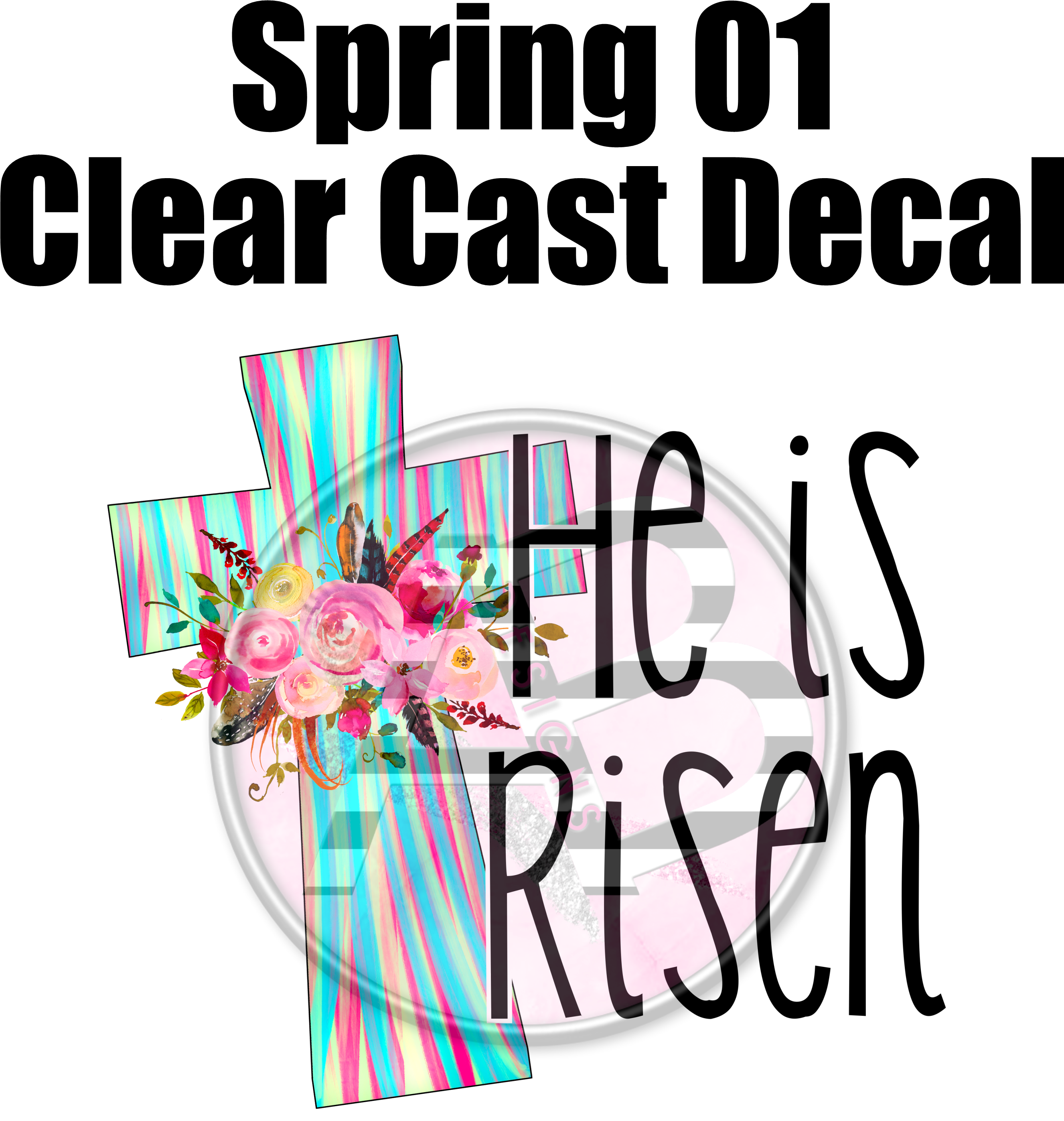 Spring Comp Decal Spring 01 - Clear Cast Decal β AB Designs, Co.