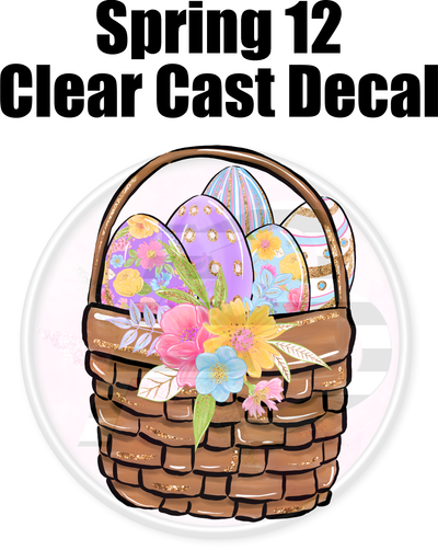 Spring 12 - Clear Cast Decal