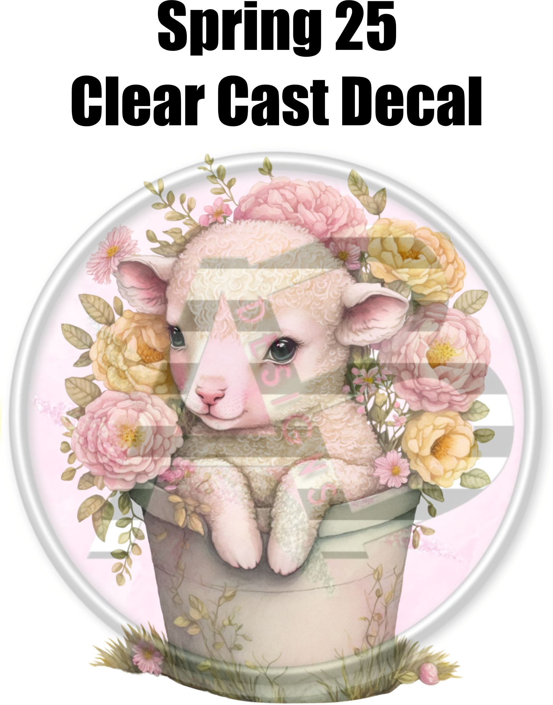 Spring 25 - Clear Cast Decal – AB Designs, Co.