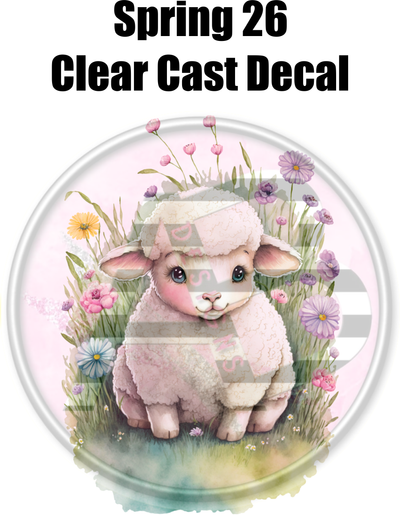 Spring 26 - Clear Cast Decal