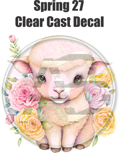 Spring 27 - Clear Cast Decal