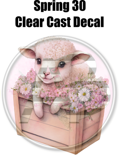 Spring 30 - Clear Cast Decal