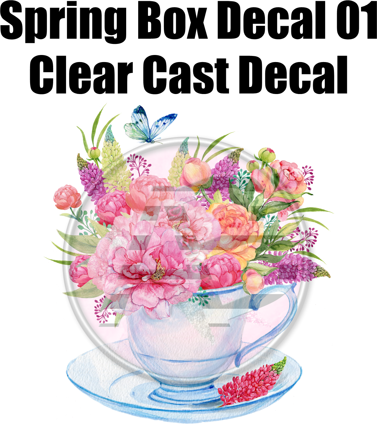 Spring Box Decal 01 - Clear Cast Decal – AB Designs, Co.