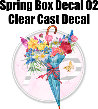 Spring Box Decal 02 - Clear Cast Decal