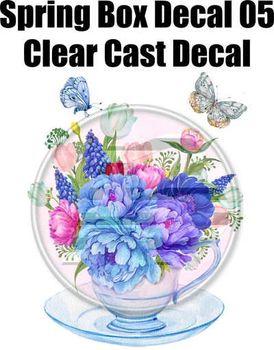 Spring Box Decal 05 - Clear Cast Decal