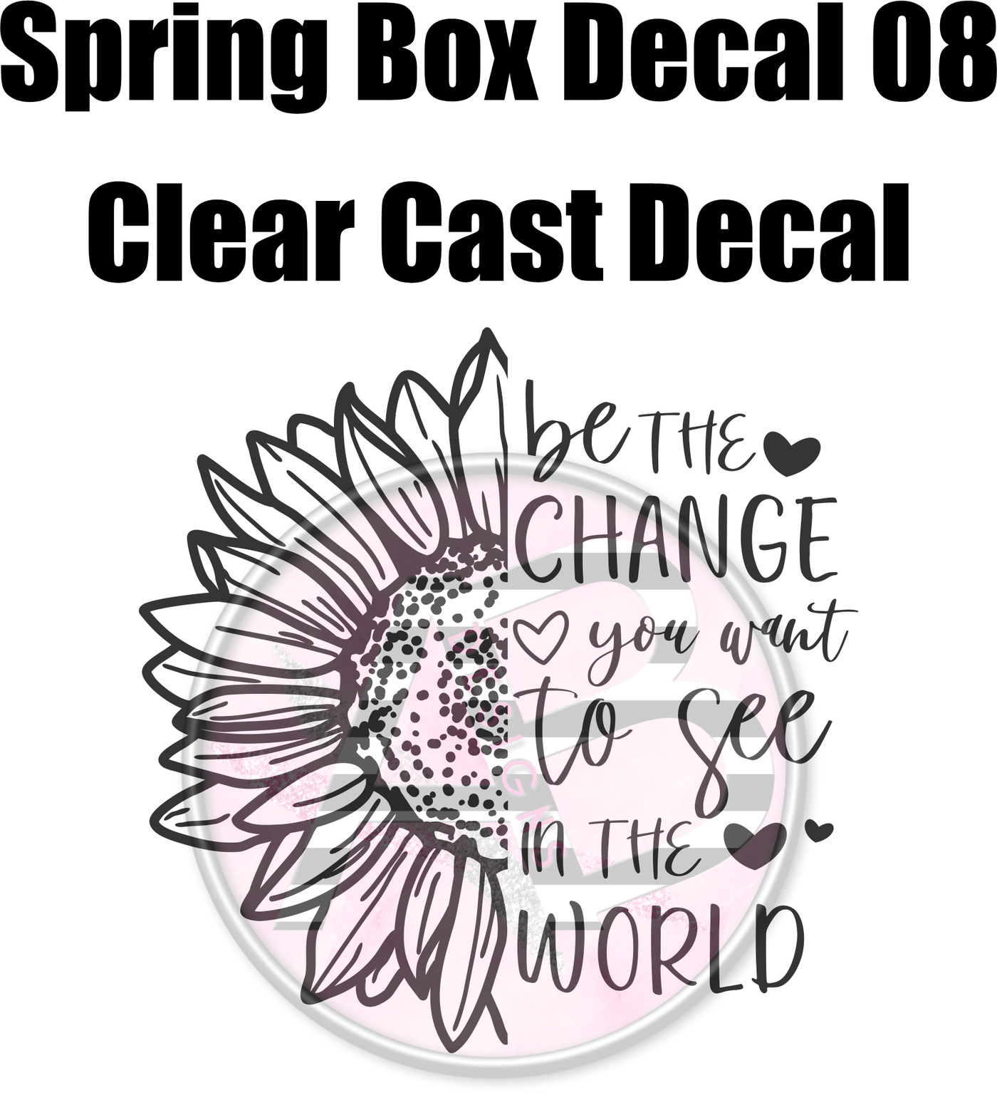 Spring Box Decal 08 - Clear Cast Decal