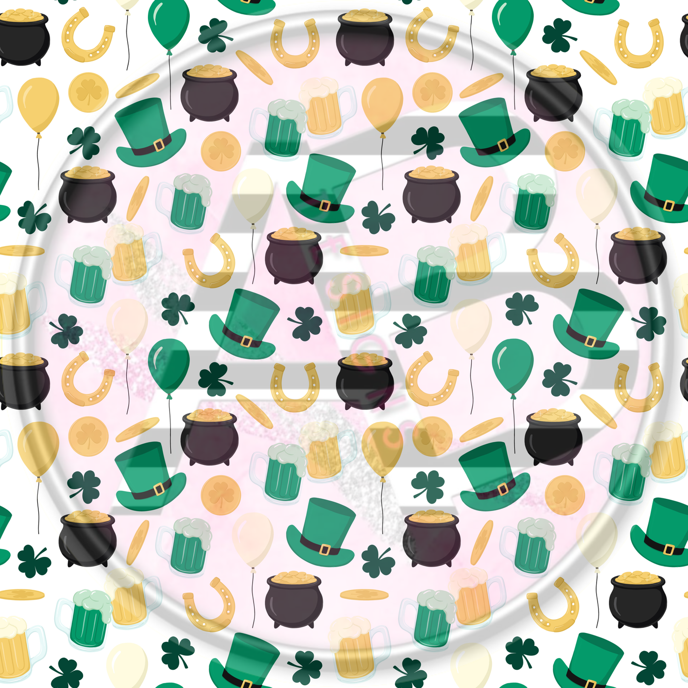 Adhesive Patterned Vinyl - St. Patrick's Day 25