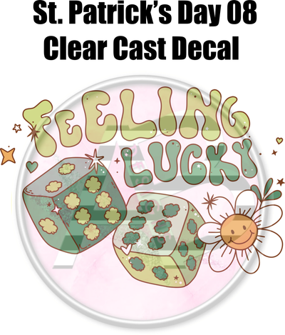 St. Patrick's Day 08 - Clear Cast Decal