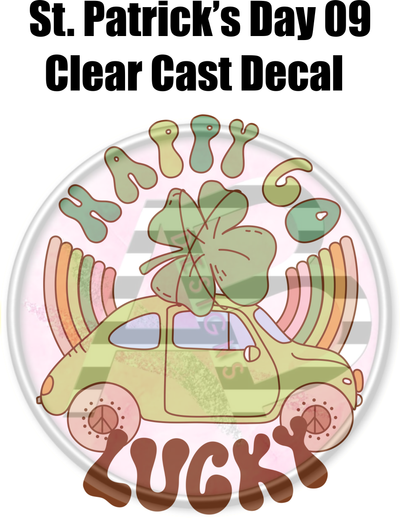 St. Patrick's Day 09 - Clear Cast Decal