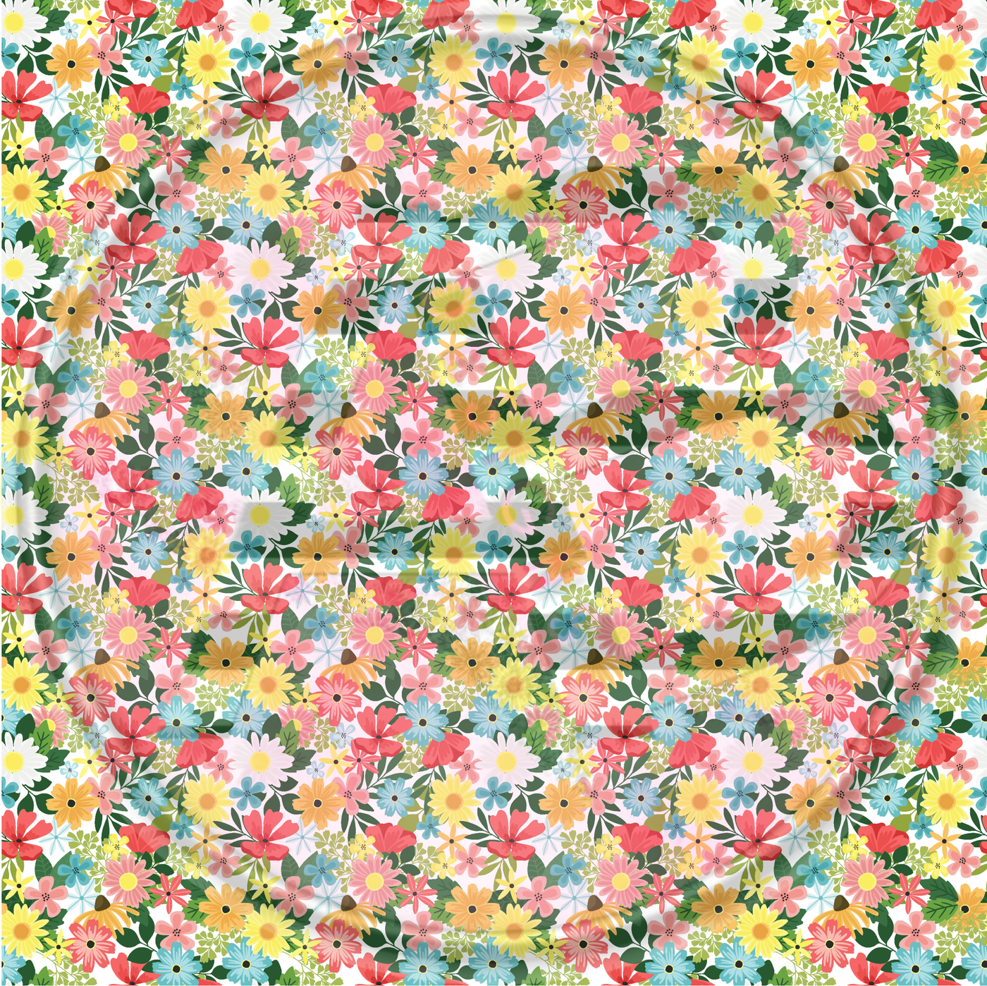 Adhesive Patterned Vinyl - Summer Floral 56