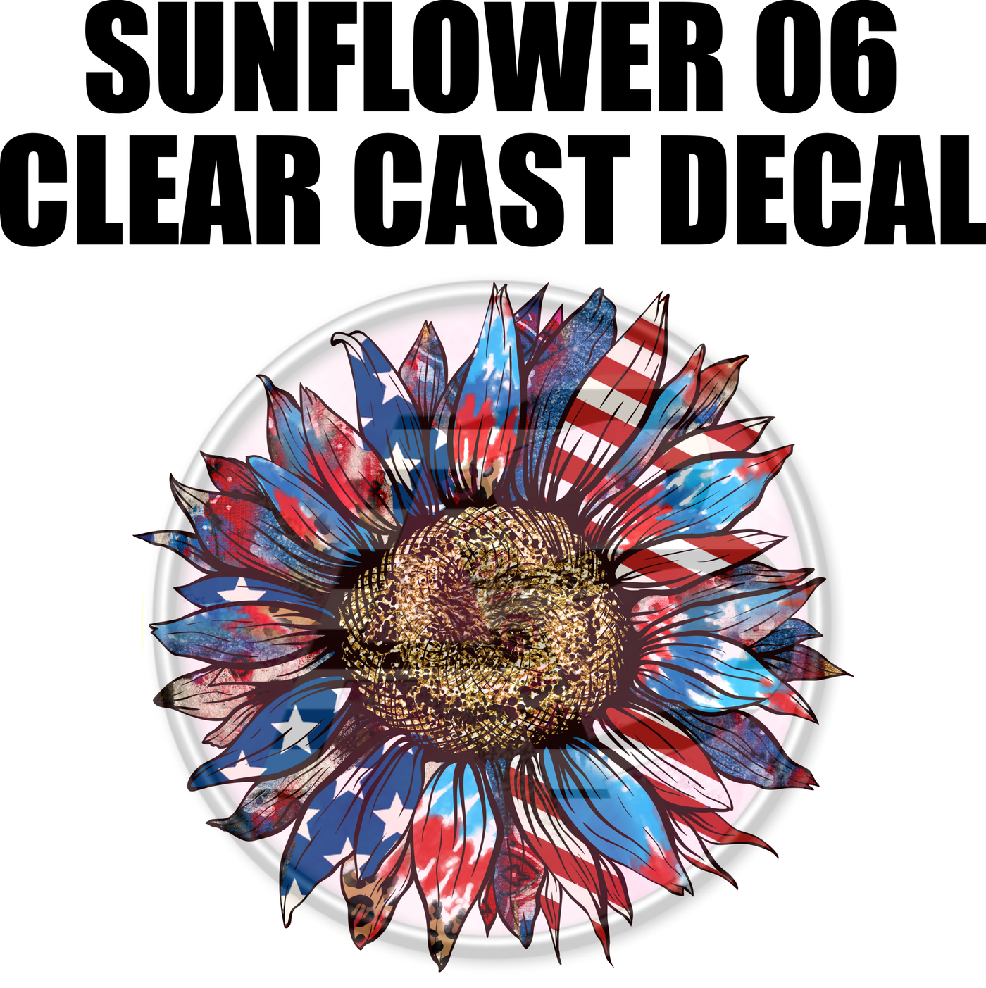 Sunflower 06 - Clear Cast Decal