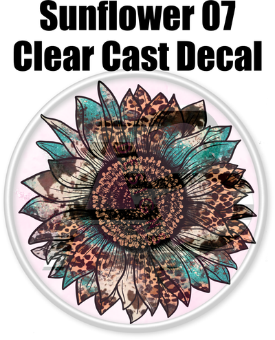 Sunflower 07 - Clear Cast Decal