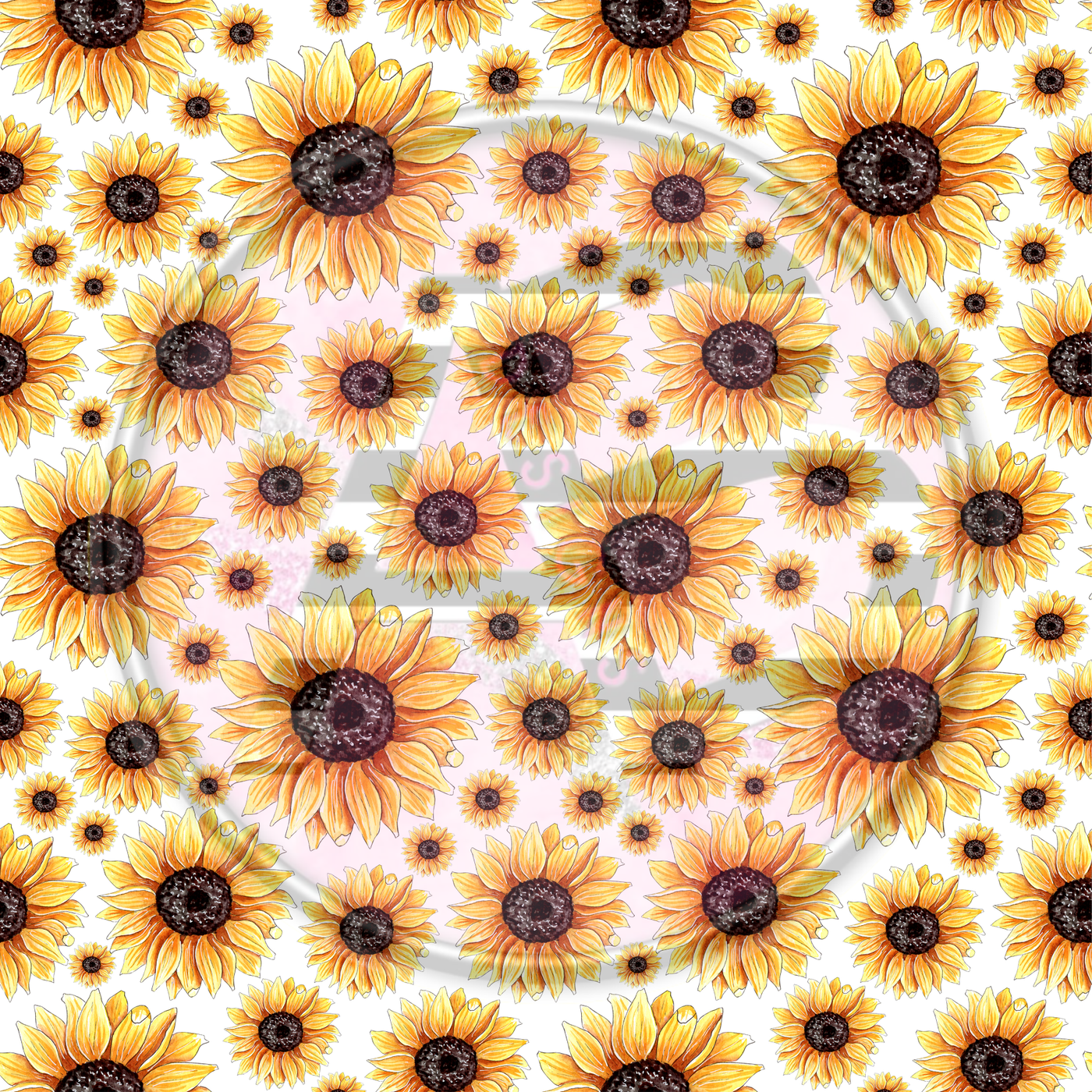 Adhesive Patterned Vinyl - Sunflower 11