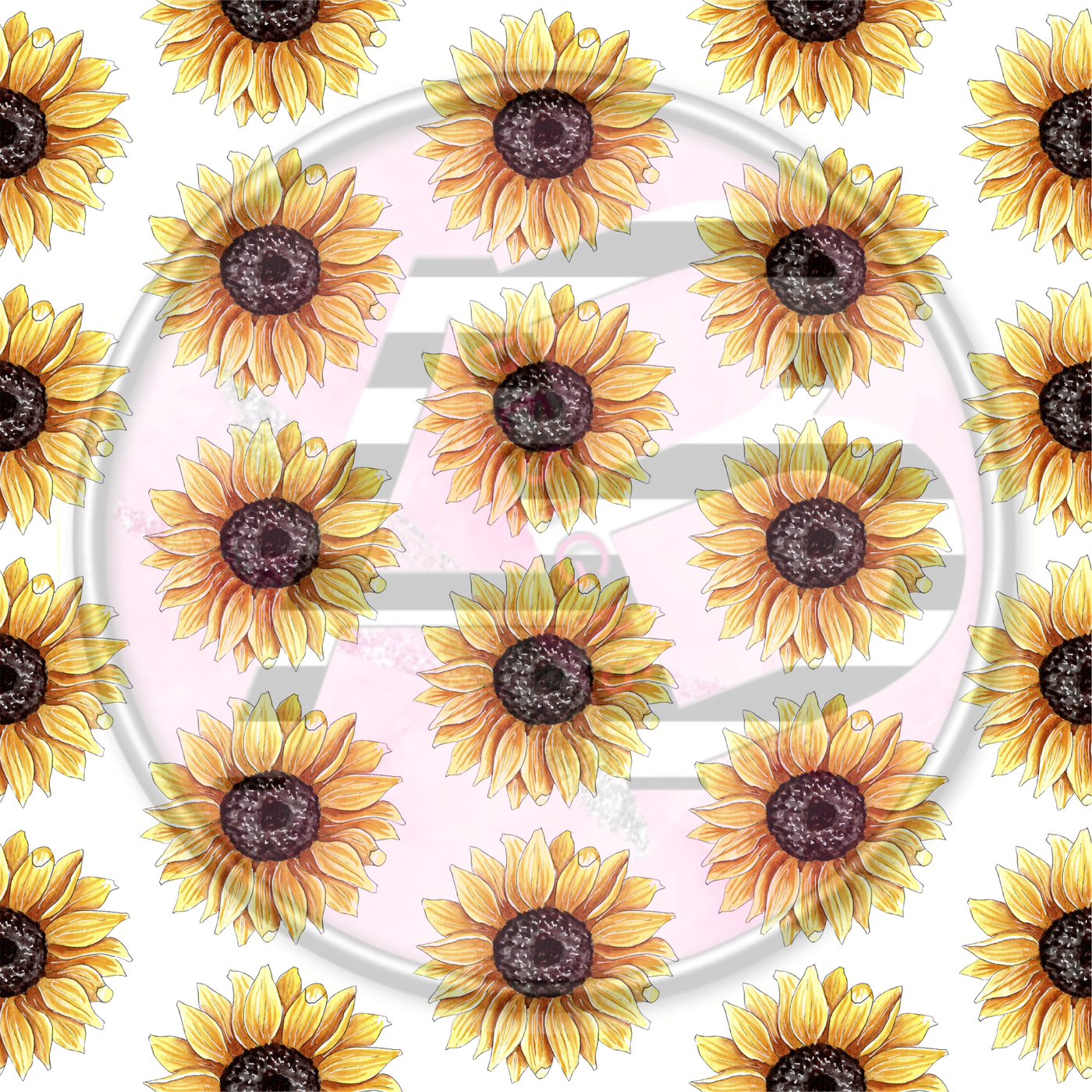 Adhesive Patterned Vinyl - Sunflower 15