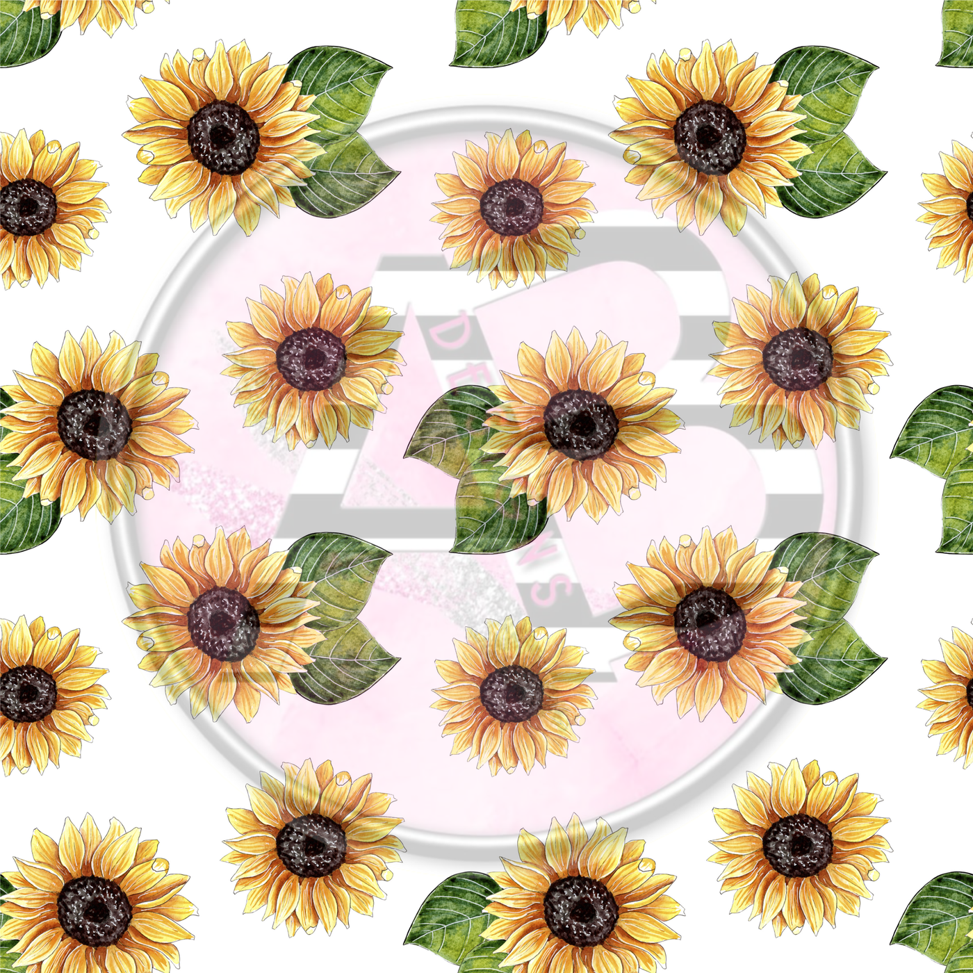 Adhesive Patterned Vinyl - Sunflower 16